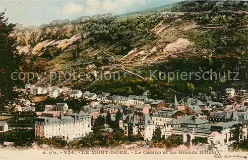 AK / Ansichtskarte Le_Mont Dore_Puy_de_Dome Le casino et les grands hotels Le_Mont Dore_Puy_de_Dome