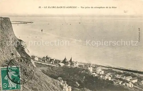 AK / Ansichtskarte Sainte Adresse Vue prise du semaphare de la Heve Sainte Adresse