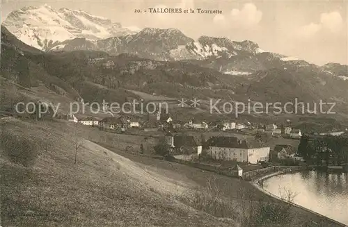 AK / Ansichtskarte Talloires Panorama et la Tournette Alpes Talloires