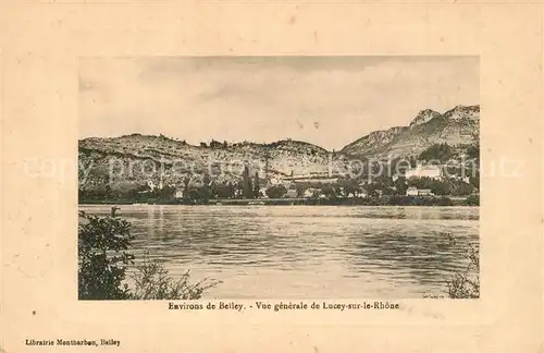 AK / Ansichtskarte Lucey_Savoie Vue generale bords du Rhone Lucey Savoie