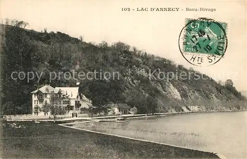 AK / Ansichtskarte Annecy_Haute Savoie Hotel Beau Rivage au Lac d Annecy Annecy Haute Savoie