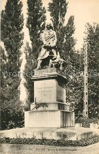 AK / Ansichtskarte Rouen Statue de Pierre Corneille Monument Rouen