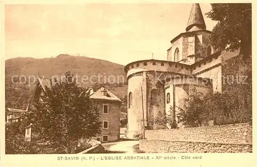 AK / Ansichtskarte Saint Savin_Hautes Pyrenees Eglise Abbatiale XIe siecle Saint Savin