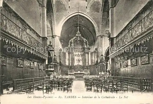 AK / Ansichtskarte Tarbes Interieur de la Cathedrale Tarbes