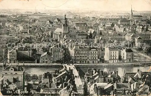 Angers Panorama de la ville Angers