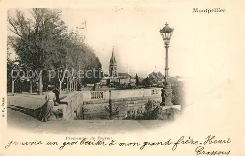 Montpellier_Herault Promenade du Peyrou Montpellier Herault