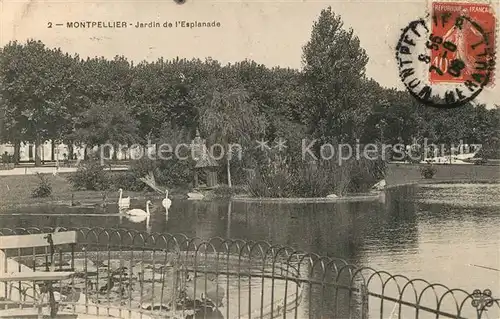 Montpellier_Herault Jardin de l Esplanade Montpellier Herault