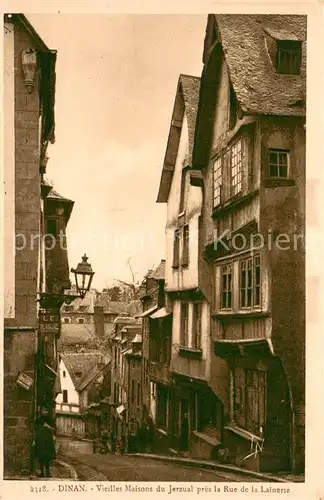 Dinan Vieilles Maisons du Jerzual pres la Rue de la Lainerie Dinan