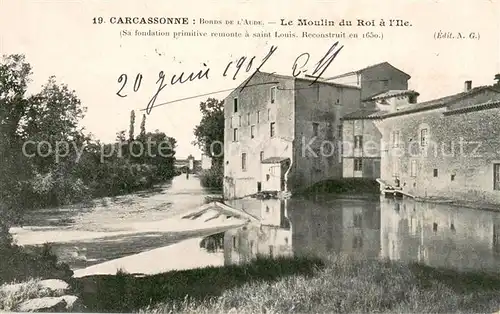 Carcassonne Le Moulin du Roi a l Ile Carcassonne