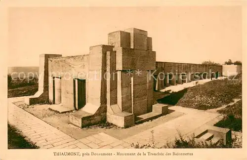 Thiaumont_Douaumont Monument de la Tranchee des Baionettes 