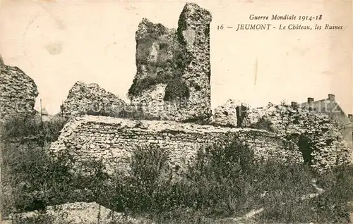 Jeumont Le Chateau les Ruines Jeumont