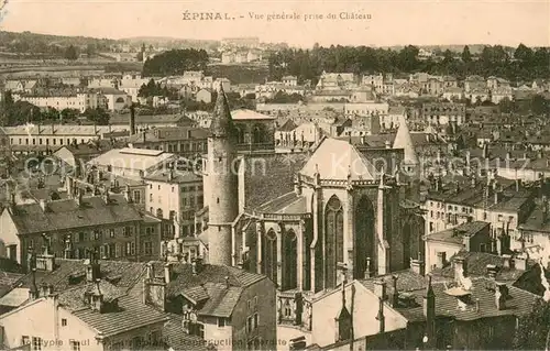 Epinal_Vosges Vue generale prise du Chateau Epinal Vosges