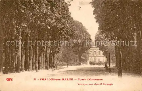 Chalons sur Marne Cours d Ormesson 