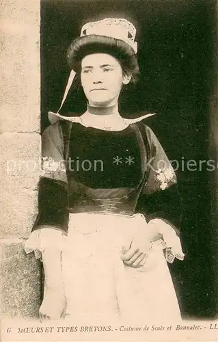 Scaer Moeurs et types Bretons Costume de Scaer et Bannalec Scaer