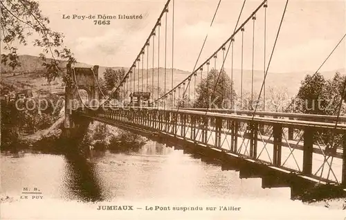 Jumeaux Le Pont suspendu sur l Allier Jumeaux