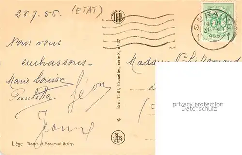 Liege_Luettich Theatre et Monument Gretry Liege Luettich