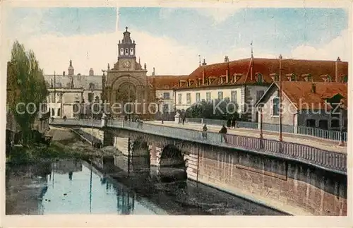 Dijon_Cote_d_Or Pont sur lOuche et Hopital General Dijon_Cote_d_Or