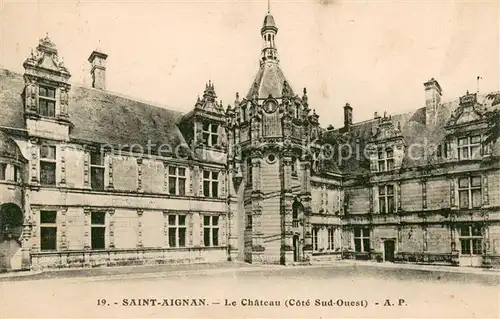 Saint Aignan_ Ardennes Le Chateau Cote Sud Ouest Saint Aignan  Ardennes