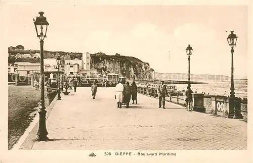 Dieppe_Seine Maritime Boulevard Maritime Dieppe Seine Maritime