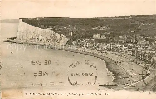 Mers les Bains Vue generale prise du Treport Mers les Bains