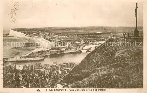 Le_Treport Vue generale prise des Falaises Le_Treport