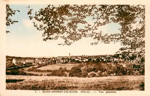 Saint Honore les Bains Vue generale Saint Honore les Bains