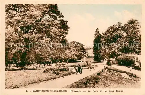 Saint Honore les Bains Le Parc et le gros Chene Saint Honore les Bains