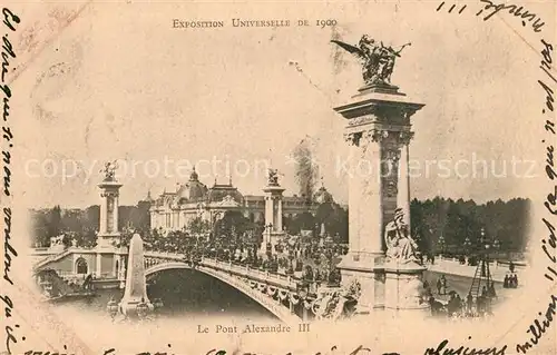 Exposition_Universelle_Paris_1900 Pont Alexandre III 