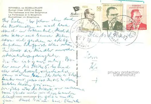 Istanbul_Constantinopel Rumelihisar im Bosphorus Istanbul_Constantinopel