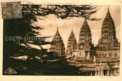 Exposition_Coloniale_Internationale_Paris_1931 Temple d Angkor Vat  