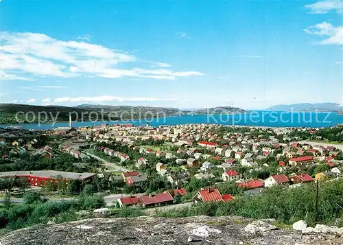 Kirkenes Utsikt over byen og fjorden Kirkenes