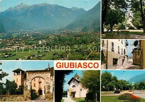 Giubiasco Panorama Teilansichten Giubiasco