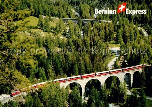 Bernina_GR Bernina Express der Rhaetischen Bahn  Bernina_GR