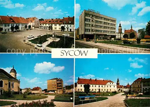 Sycow Plac Wolnosci Hotel E12 Skwer przy ulicy Michala Roli Zymierskiego Sycow