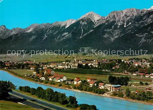 Hall_Tirol Fliegeraufnahme mit Nordkette Hall_Tirol