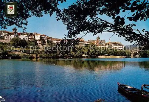 Amarante Vista parcial Trecho de Rio Tamega Amarante