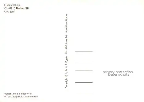 Hallau Fliegeraufnahme Hallau