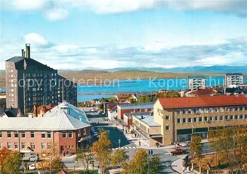 Kiruna Vy over staden Kiruna