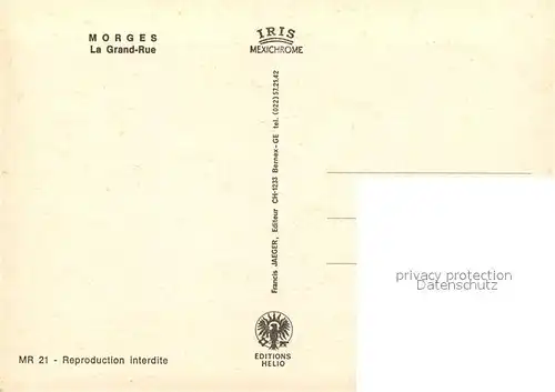 Morges La Grand Rue Morges