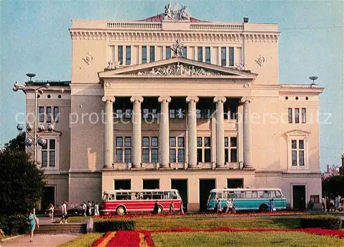 AK / Ansichtskarte Riga_Lettland Akademischer Theater Riga_Lettland