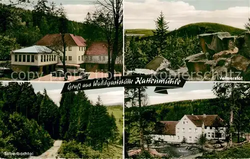 AK / Ansichtskarte Detmold Feldrom Waldgaststaette Kattenmuehle Velmerstot Detmold