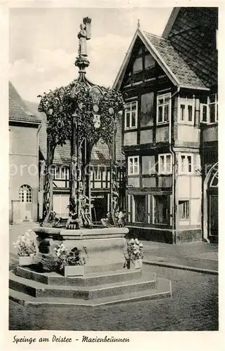 AK / Ansichtskarte Springe_Deister Marienbrunnen Springe_Deister