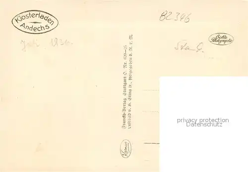 AK / Ansichtskarte Kloster_Andechs Panorama Erling Kloster_Andechs