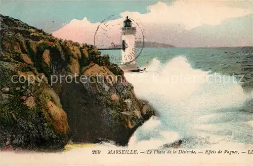 AK / Ansichtskarte Leuchtturm_Lighthouse Marseille Phare de la Desirade  