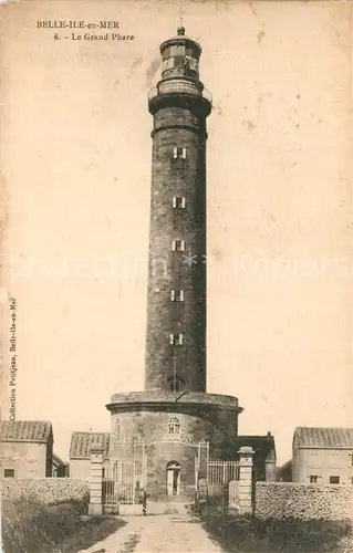 AK / Ansichtskarte Leuchtturm_Lighthouse Belle Ile en Mer Grand Phare  