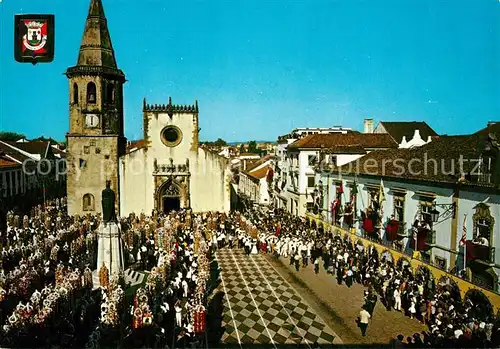 AK / Ansichtskarte Tomar Parade of Tabuleiros in the Saint John Baptizer Church Tomar