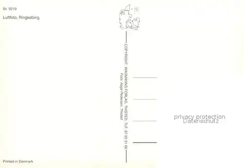 AK / Ansichtskarte Ringkobing Fliegeraufnahme Ringkobing