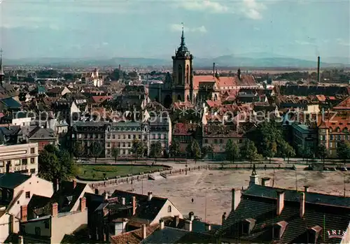 AK / Ansichtskarte Colmar_Haut_Rhin_Elsass Vue generale a larriere plan la Foret Noir Colmar_Haut_Rhin_Elsass