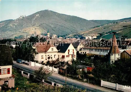 AK / Ansichtskarte Ribeauville_Haut_Rhin_Elsass La ville que dominent ses trois chateaux St Ulrich Giersberg et Hoh Rappolstein Ribeauville_Haut