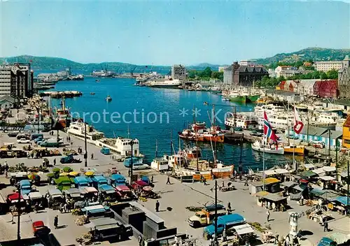 Bergen_Norwegen Parti fra Vagen Bergen Norwegen